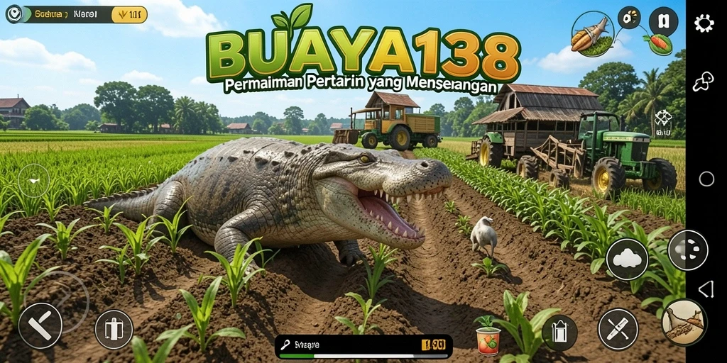 Screenshot BUAYA138 menampilkan ladang yang indah dengan tanaman hijau.