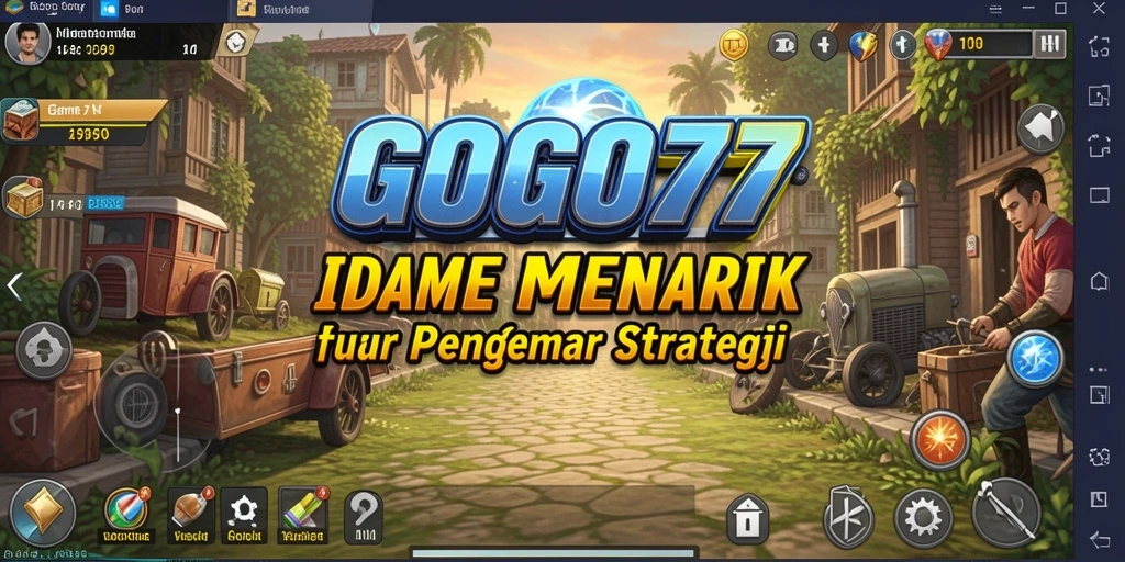 Screenshot GOGO77 menampilkan gameplay yang menarik dan strategi pengelolaan karakter.