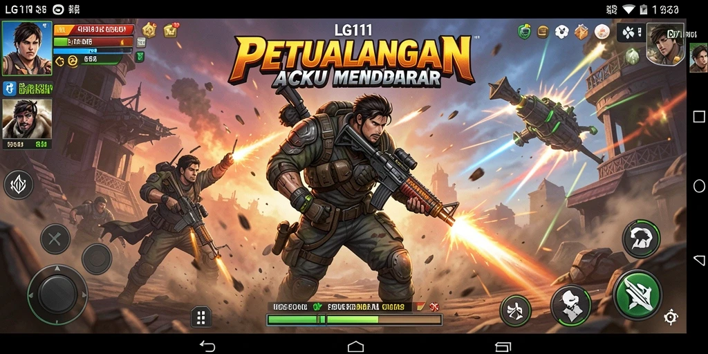 Tampilan gameplay menegangkan dengan aksi seru dari LG111.