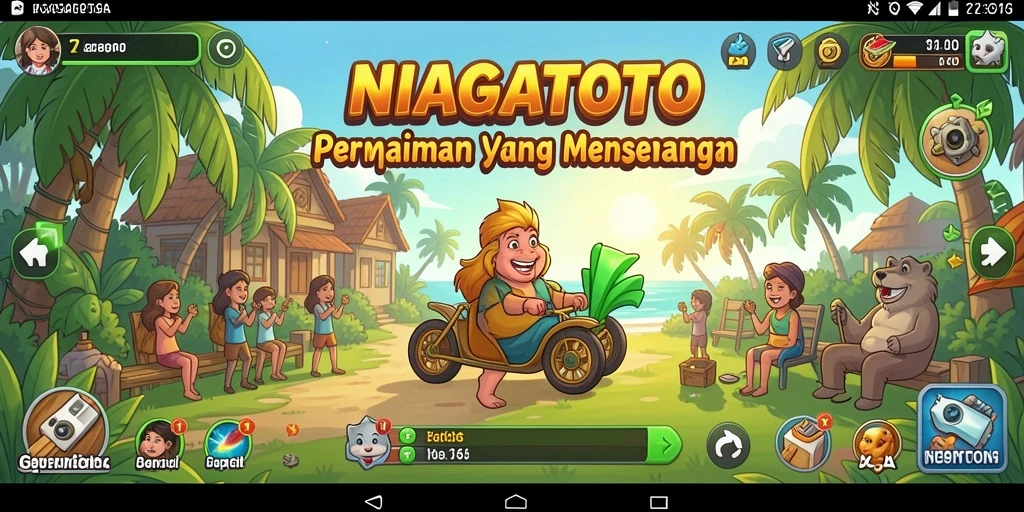Tampilan gameplay menarik dari NIAGATOTO yang menyenangkan.